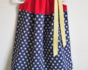 Wonder Woman Dress Superhero Dress Pillowcase Dress Wonder Woman Costume Girls Dresses Superhero Party Super Hero Birthday Toddler Dresses