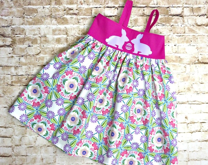 Toddler Easter Dress - My 1st Easter - Little Girls Easter Dress - Girls Spring Dress - Baby Easter Dress - Baby Girl - 6 months to 8 yrs
