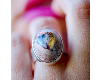 Dollybird Raw Fire Opal Ring