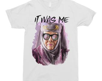 Tell Cersei It Was Me - Game Of Thrones Shirt - Olenna Tyrell Shirt - Funny T-Shirt - It Was Me - Pop Culture T-Shirt - GOT - Floral Shirt