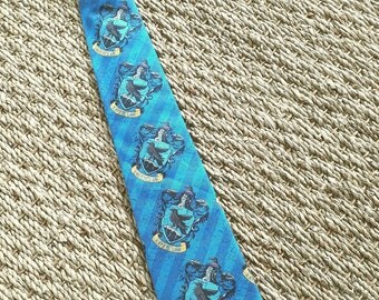 Harry Potter Ravenclaw House Fabric Hand Made Tie.