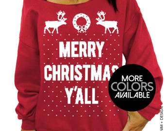 merry christmas yall sweatshirt