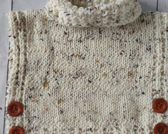 baby pullover, baby poncho, baby jumper, child pullover, child poncho, roll neck pullover, Azel pullover, knitted pullover, velvet acorn