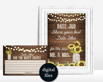 Date jar sign | Etsy
