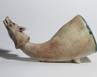 Viking Wolf Drinking Horn