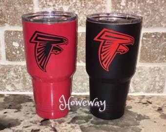 Atlanta Falcons Red 30 oz Yeti Rambler Tumbler / ATL