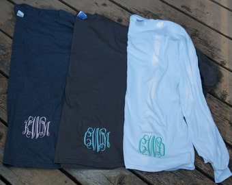 Long Sleeve Monogrammed Shirt