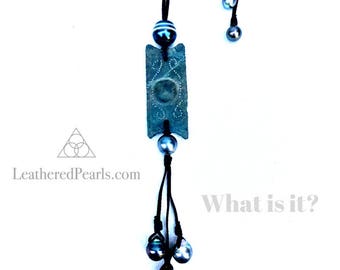 WWI Artifact Necklace with Tahitian Pearls
