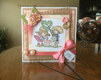 Anniversary/Love/Valentine's/Any Occasion Handmade Greeting Card
