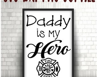Firefighter dad | Etsy