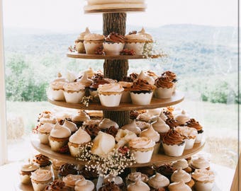 Rustic Cupcake Stand 5 Tier Tower Holder 75 Cupcakes 150 Donuts For Wedding Rustic Cupcake Stand 5 Tier Tower Holder 75 Cupcakes 150 Donuts For Wedding
