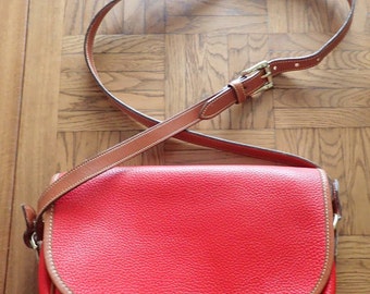 Dooney & Bourke Red All Weather Leather Crossbody