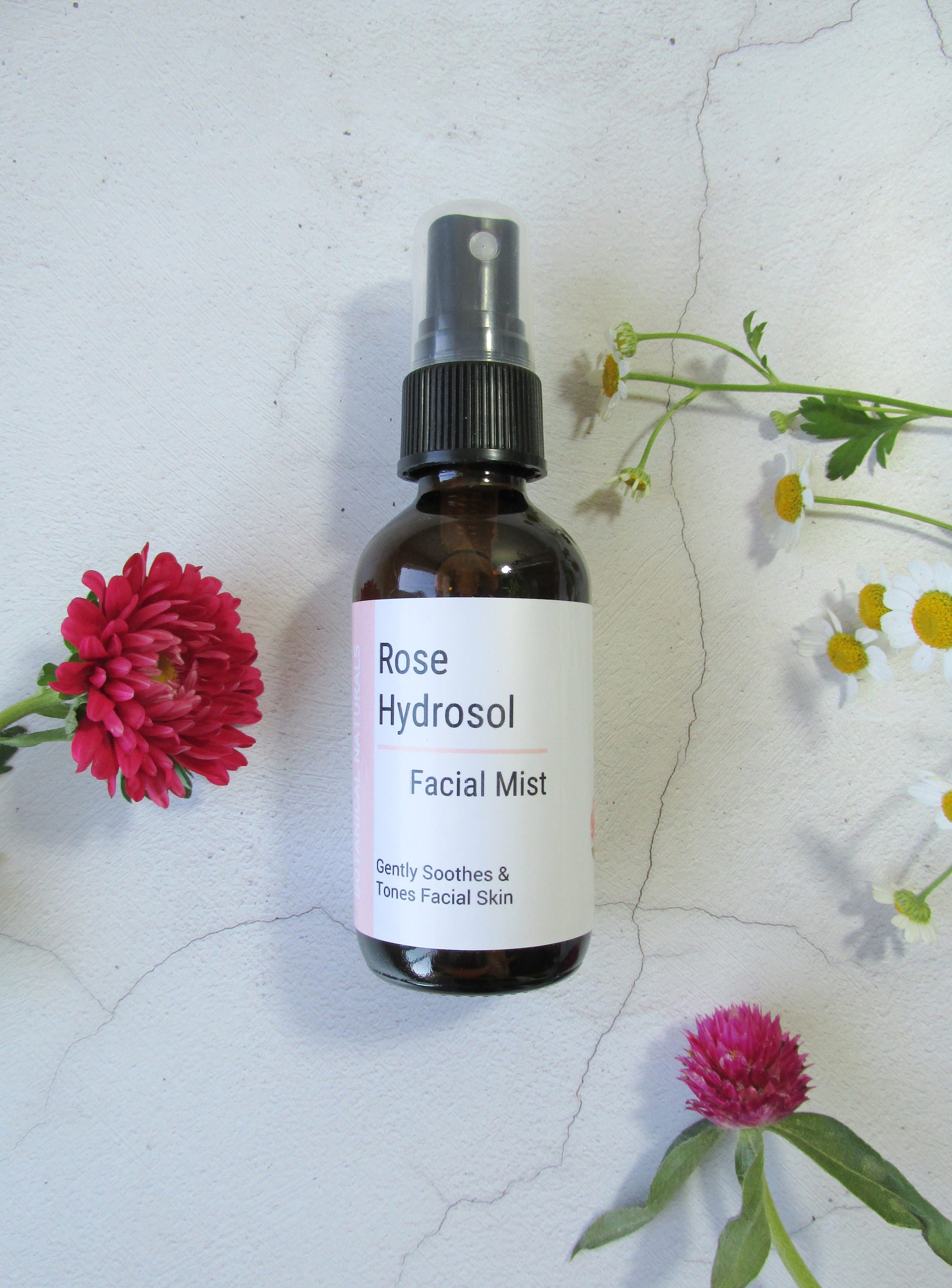 Rose Hydrosol Rose Water Facial Mist Toner Body Splash