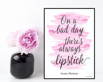 Audrey Hepburn quote, Celebrity quote, Inspirational wall art, Poster quote Audrey Hepburn, Inspirational quote, Typography printable