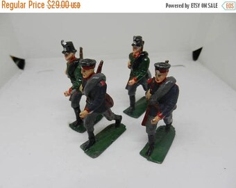 Summer Sale 4 Vintage Britians LTD German Toy Soldiers