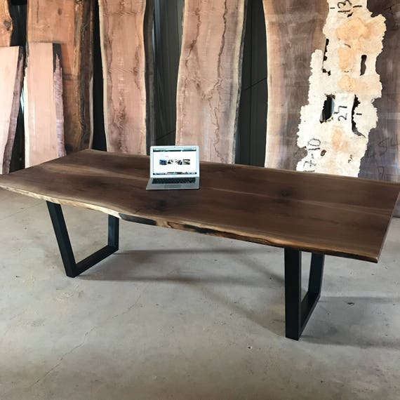 Live Edge Black Walnut Dining Table