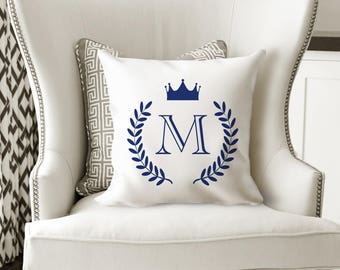 Monogram Pillow Sham, Personalize Pillow, Initial Pillow, Custom Pillow, Monogram Pillow Case, Letter Pillow