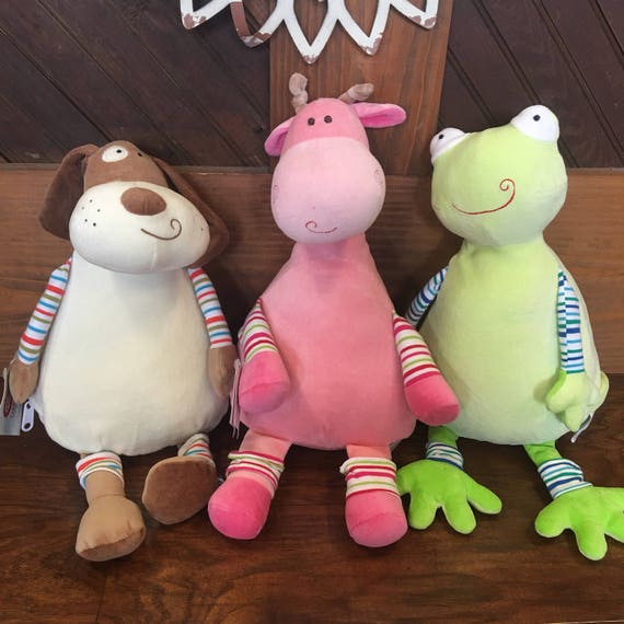 EMBROIDERY MY BELLY Plush Animal with Name or Monogram on