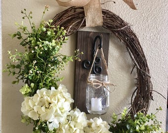 Beautiful 18 Wreath Wall Decor Farmhouse Rustic With Beautiful 18 Wreath Wall Decor Farmhouse Rustic With