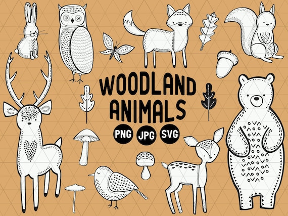 Download Woodland Animals Clipart, Woodland Animals Download ...