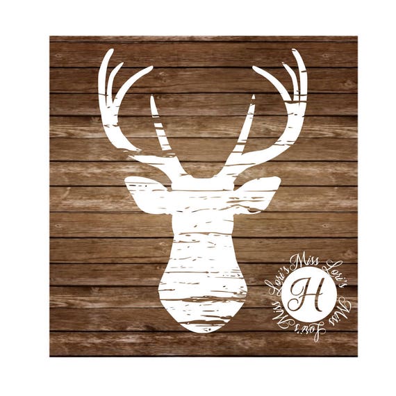 Download Buck distressed SVG cut file t-shirts animals wild life