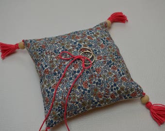 ring bearer wedding pillow liberty vintage retro