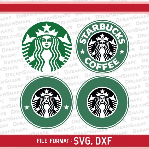 Download Starbucks Logo SVG Files Starbucks DXF Cutting Files