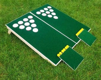 CHIP CUP - beer pong for golfers or non golfers- Lawn GAME. Get it before summer is over! Great for BBQs, parties, weddings, & cookouts