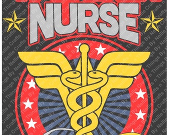 Download Nurse SVG Nursing Monogram Nurse Logo Heart Pulse Logo