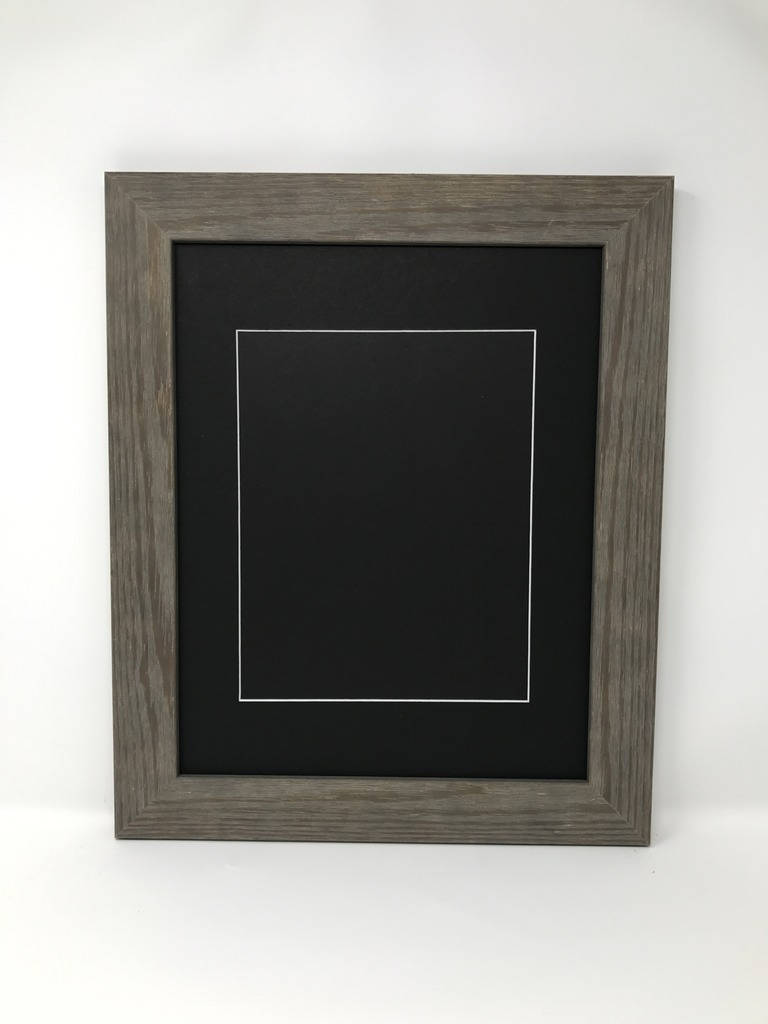11x14 1.75 Rustic Grey Solid Wood Picture Frame with