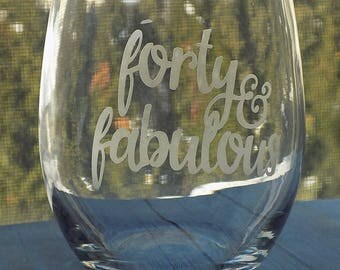 girlfriend 40, 40th birthday gifts for women, forty birthday gift, fortieth birthday gift, gift for friend turning forty, fabulous forty, K7