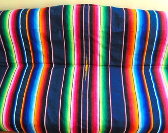 Mexican Serape, Serape , Mexican Blanket, Picnic Blanket, Striped Wool Throw, Beach Blanket, Serape Blanket, Boho Throw Blanket, Throws