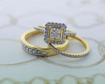 engagement trio ring sets wedding bands 925 sterling silver ring 3pcs stackable ring - Trio Wedding Rings engagement trio ring sets wedding bands 925 sterling silver ring 3pcs stackable ring - Trio Wedding Rings