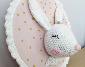 Children's room - trophy rabbit decoration