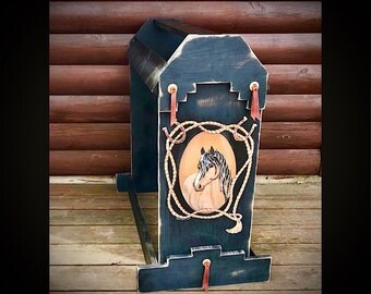 Custom saddle stand, rustic black finish, buckskin horse, brass leather tied conchos, saddle display, saddle stands, saddle rack, handmade