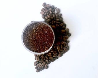 ORGANIC COFFEE SCRUB | Coffee Scrub, Organic Body Scrub | Organic Sugar Scrub | Vegan Body Scrub | Natural Body Scrub | Gifts For Her