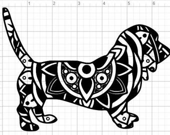 Download Zentangle dog | Etsy