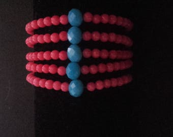 Bracelet with semi precious beads