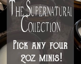 Pick Four! Supernatural 2oz Mini Soy Candles