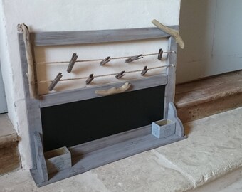 This wall Organizer memory slate shelf or to ask