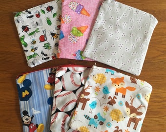 Reusable Sandwich Bags~ Reusable Bags~ Eco Friendly Bags~ Enviromentally Friendly Bags