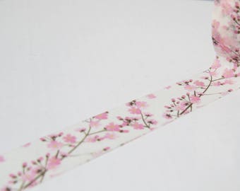 Pink Cherry Blossom Flower Washi Masking Tape