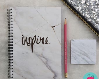 Marble notebook, Notebook, A5 notebook, to do list, planner, marble planner, marble journal, notepad, A5 journal, marble notepad, marble