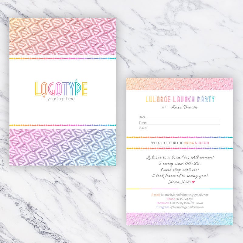 Invitation card Launch Party Free Personalization Party