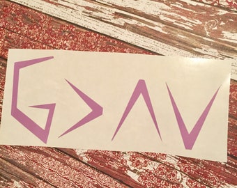 God is Greater Than the Highs and Lows | Religion Decal | Car Decal | Laptop Decal | Vinyl Decal
