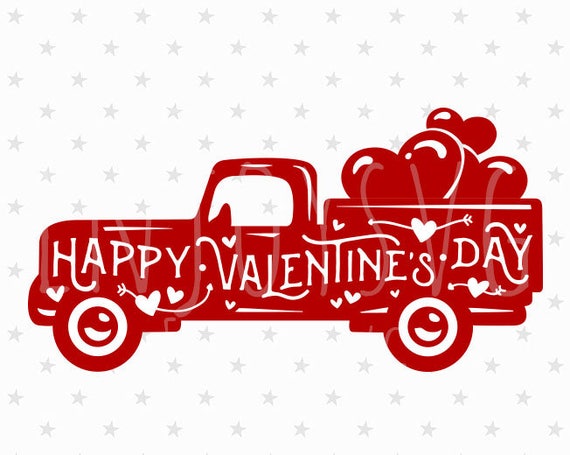 Free Free 211 Valentine&#039;s Day Truck Svg Free SVG PNG EPS DXF File