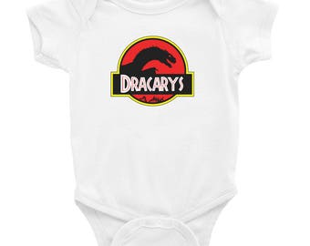 Dracarys Baby One Piece GoT Dragon White OnePiece