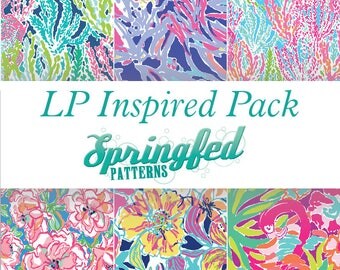 LP Inspired Pattern Craft Vinyl Project Pack #1 Choose Adhesive Vinyl or HTV Sheets