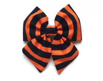 Millie Bow, Black and Orange Stripes