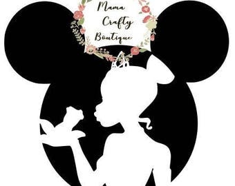 Princess and The Frog Mickey Ears SVG,PNG, DXF